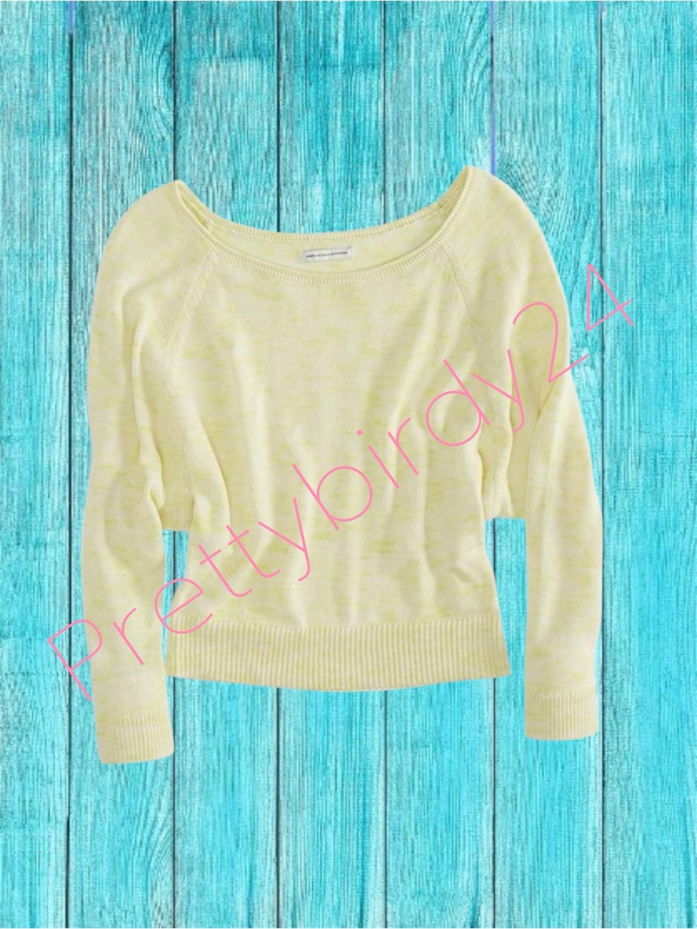 Retro AEO Marble Dolman Sweater